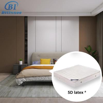 China Removable Cover Bitinnov 5D Latex 200*180*25cm Free Sample Luxury hotel latex foam pocket spring twin size mattress for sale