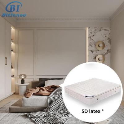 China Removable Cover Bitinnov 5D Latex 200*180*25cm Free Sample Luxury hotel pillow top queen king size cheap latex mattress for sale