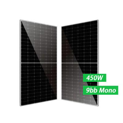 China Hot Sale High Efficiency 166mm Mono Solar Cells 440w 450w 460w Solar Panel Price In Uganda Market 158.75mmx158.75mm for sale