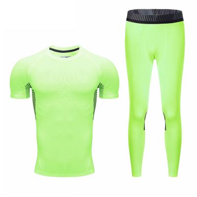 China 2022 Men's Outdoor Sports Quick Dry Short Sleeve T-shirt Short T-shirt Breathable Running Elastic Fitness Clothes for sale