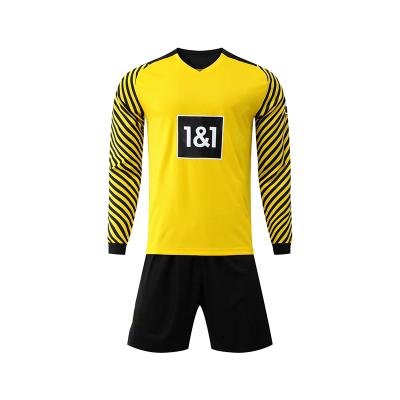 China Sets Top Quality Tracksuit 2022 Club Team Soccer Wear Quick Drying Sublimated Soccer Uniforms for sale