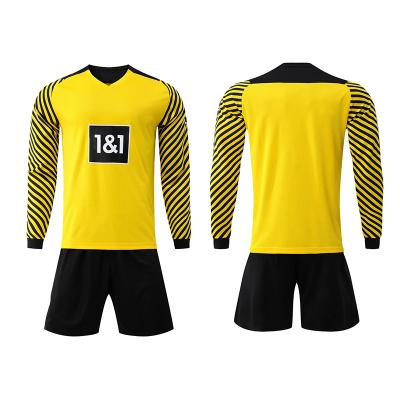 China 2022 Sets Customize Health Exercise Sports Clothing Heat Transfer Design Heat Transfer Design Soccer Jersey Breathable Outdoor Quick Dry for sale