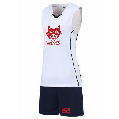 China Volleyball Fully Stocked Comfortable Breathable Volleyball Uniforms Womens Single Jersey M for sale