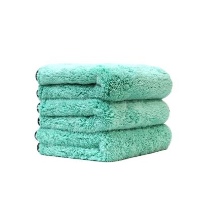 China Coral Fleece Car Interior Cleaning Quick Dry Thickened Double Sided Towel Drying Cloth Household Auto Wash Polishing Cloth for sale