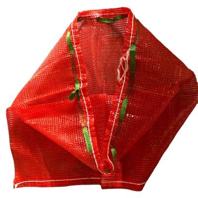 China Recyclable PE Gauze Mesh Polypropylene Mesh Bag Garlic Bag Garlic Bag 5kg 30kg Vegetable Packing Bag For Oranges for sale