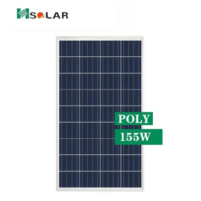 China Newest technology custom solar power system poly solar panel 36cells 155W solar panel price for sale