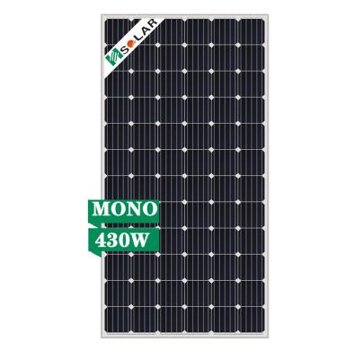 China 430W Square Millimeter Paneles-Solares-Twill-Preci 4 High Quality Monocrystalline Photovoltaic Solar Panel 72 Cells for sale