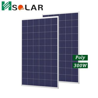 China 25 60 Cell Square MM Free Shipping 285w 290w 300 Hg Solar Panels Home 4 Square MM Poly Solar Panel System for sale