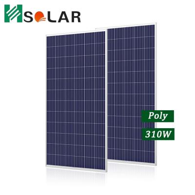 China High Efficiency 300w 310w 320w 330w Poly Cell PV Solar Power Panel 4 Square Mm for sale