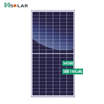 China solar power system china manufacture polycrystalline solar cells sunpower 340w 345w 350w solar panel for sale