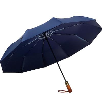 China Contemporary Promotional Custom Printing Umbrella Three Times Golf Umbrella for sale