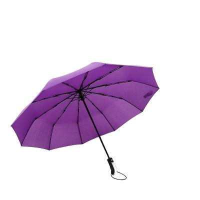 China Contemporary three-fold windproof umbrella with automatic open automatic close for sale