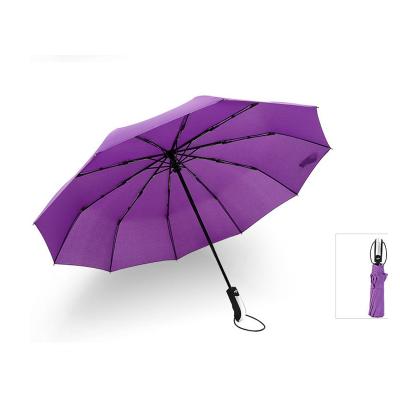 China Contemporary Cheapest Polyester Foldable Umbrella Transfer Printing Three Fold Logo Printing Compact Umbrellas for sale