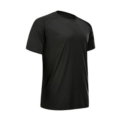 China wholesale custom high quality plain 100% plain t-shirt men's high quality polyester Anti-wrinkle printed for sale