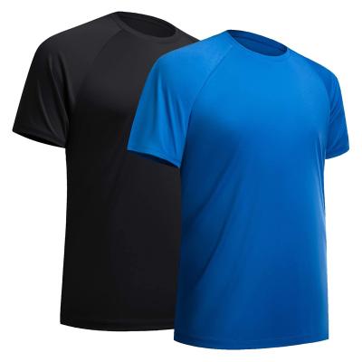 China Anti-Wrinkle Workout Shirts For Men, Moisture Wicking Quick Dry Active Sports Men's Gym Performance T Shirts for sale