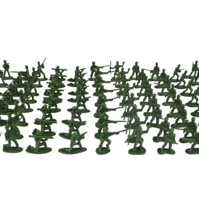 China MODEL TOY Factory Price Army Soldier Toy Mini Army Men Soldier Figure play set 100pcs 3.5cm for sale