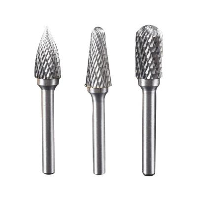 China Tungsten carbide double cut carbide and hcs tungsten carbide burrs rotary carbide burrs for power tools for sale