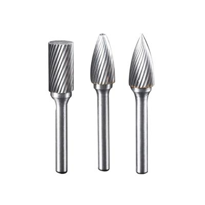 China HCS Single Cut Tungsten Carbide and Tungsten Carbide Deburrs Carbide Rotary Burrs for Power Tools for sale