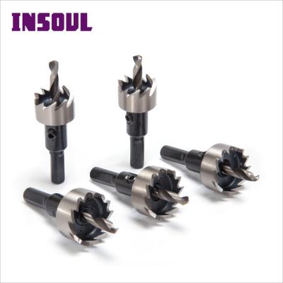 China Professional Metal Drilling INSOUL ISO9001 Certification HSS Deep Hole Saw Drill Bit For Metal Steel Cutting for sale