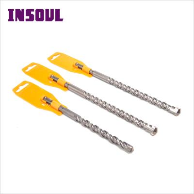 China Masonry Drilling INSOUL Electric Hammer L Flute YG8C Tungsten Carbide Drill Bit High Quality Customized Flat Tip for sale