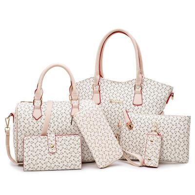 China 2021 fashion new arrivals fashion women luxury ladies pinch 5 in 1 handbags set for sale