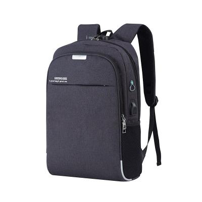 China Durable Anti Theft Anti Theft Business Travel 15 16 17 Inch Notebook Laptop Backpack With USB Charging Port for sale