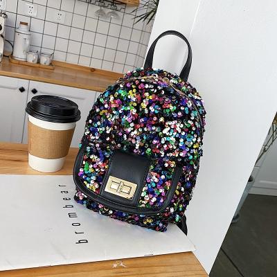 China 2021 New Customized Different Anti-theft Teenage Stylish Book Sequins School Backpack For Kid Girl for sale