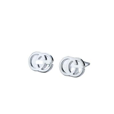 China Other simple hot selling Gujiashuang GG earrings anti allergy earrings small fresh personality temperament and earrings in Korea for sale