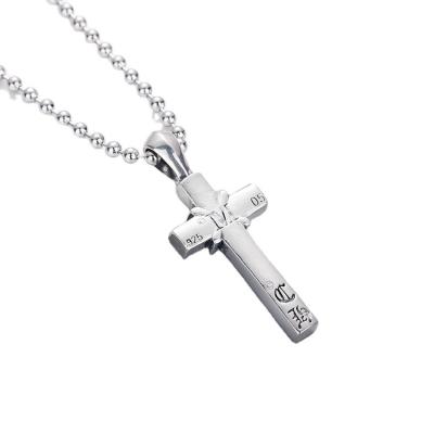 China Chromehearts Croxin Punk Thai Silver Cross Necklace Fashion Trend Valentine's Day Gift Pendant Quantity Discount for sale