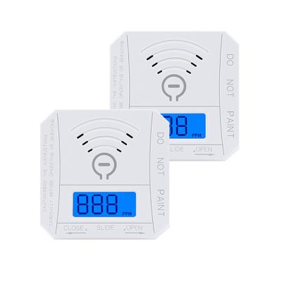 China Electrochemical Sensor LCD Display Standalone Carbon Monoxide Gas Detectors Lpg Gas Leak Smoke CO Alarm Carbon Monoxide Detector for sale