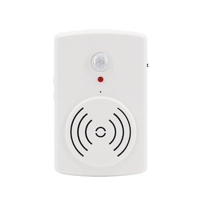 China Sound Wireless Alarm Sensor Pir Infrared Human Body Motion Smart Game Doorbell Welcome Voice Faster for sale