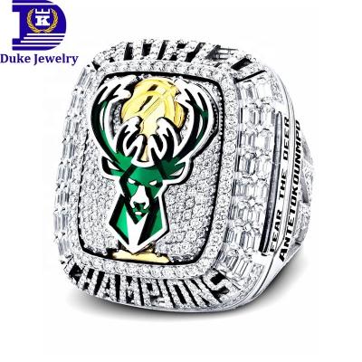 China DUKE 1 SET 2-PCS N Ready Current BA Males Basketball Championship Ring With Wooden Box for sale