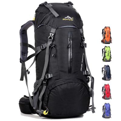 China High Quality Waterproof Men's Traveling Backpack Hiking Large Capacity Rucksack Outdoor Camping Backpacks for sale