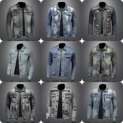 China Waterproof Wholesale 2023 Spring and Autumn New High Quality Denim Jacket Casual Slim Fit Men's Jacket Cotton Jacket for sale