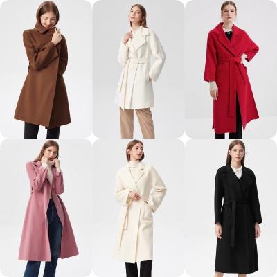 China Manufacturer Sustainable Hot Selling Custom Fashion Women's Apparel Long Coats for sale