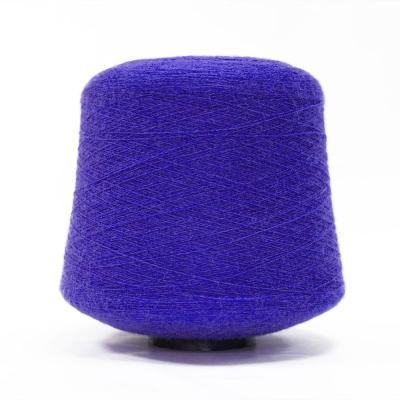 China Abrasion-Resistant Crop Yellow Softer Acrylic Core Spun Yarn For Sweater And Hat for sale