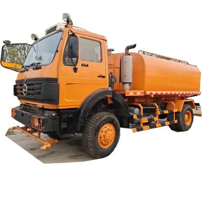 China LHD 15 Cubic Meters Water Tank Sprinkler Truck 290hp Full Drive 4X4 Off Road Water Sprinkler for sale