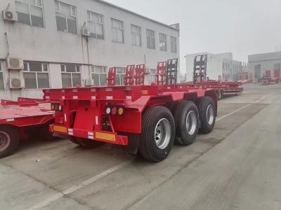 China Drie Gloednieuw Axle Semi Trailer Platform Trailer Gemaakt in China Te koop