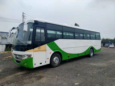 China Gebruikte van de de Plaatlente van Yutong Front Engine Bus Lhd /Rhd van de de Opschortingspassagier Bus 53 Zetels Zk6112d Te koop