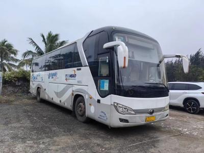 中国 在庫の古いコーチ バス55seats若いはさみバスzK6122 Yuchaiエンジン243kw 2014-2016 4buses 販売のため