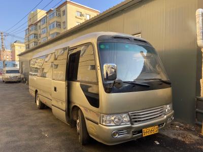 China Used Mini Vans Toyota Coaster 29seats Diesel Engine 2nd Hand Mini Bus 1HZ engine for sale