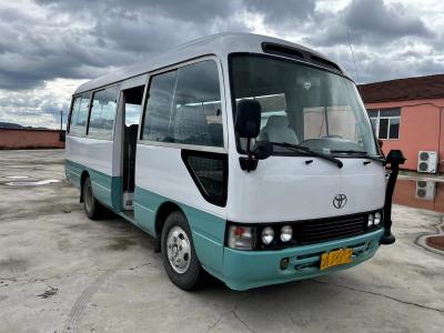 China Toyota Used Small School Buses Coaster 14B Diesel Engine 23 - 29seats Automatic Doors for sale