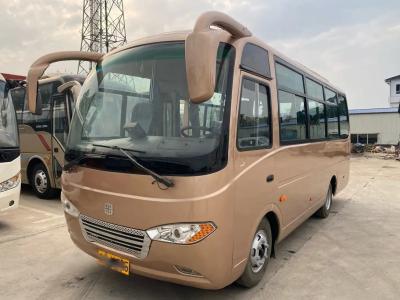 China Mano usada Zhongtong Lck6660d del aire/acondicionado 2do de Front Engine With de la ventana de desplazamiento de los asientos de Mini Bus External Swinging Door 25 en venta