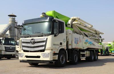 China Gebruikte pomptruck 56 meter lange pijp 6×4 Dirve-modus Foton betonnen pomptruck Te koop