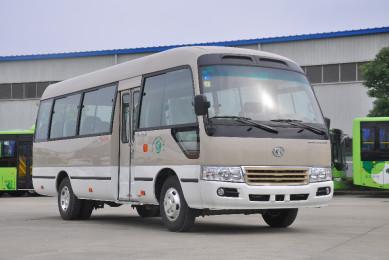 China Gebruikte Mini Coach Ankai Coaster 23 zitplaatsen RHD/LHD bagagerek Dieselmotor Te koop