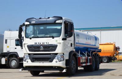 China Watertanker Truck Howo 6*4 Sinotruck 10 wielen LNG 260 pk Motor 14 Kubik Tanker LHD/RHD Te koop