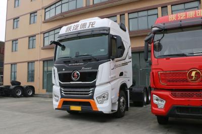 China Shacman Tractor Truck X5000S Eenrijzende halve stoel 560 pk 12-versnelling 6X4 LNG-tractor Te koop