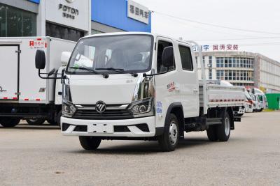 China Auman M Model 2.0L Double Row Seats 144HP Gasoline Manual 5 Gears 2.7m Foton Flatbed Mini Truck for sale