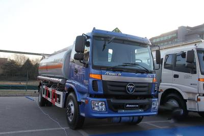 China Foton Oil Tanker Truck Auman BJ5163 EXT 3 Series Diesel 210HP 4X2 8T Flat Top Single Row Seat en venta