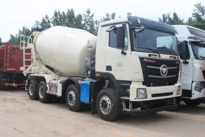 China Foton Auman GTL 360HP Flat Top Cab 8X4 7.2m3 Concrete Mixer Truck en venta